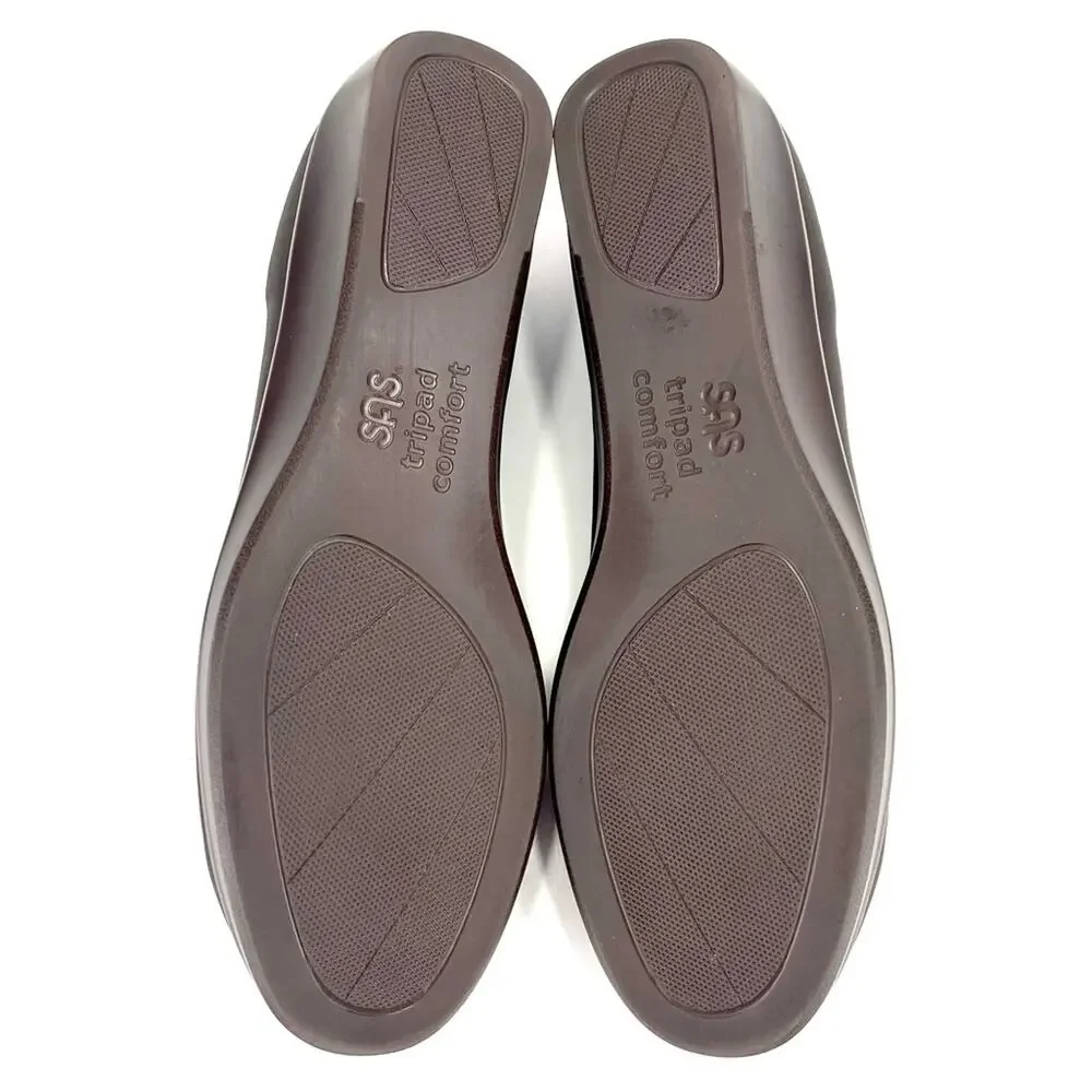 SAS TRIPAD Bliss Women Comfort Shoes Size 10 Lightweight Wedge Platform Slip-On